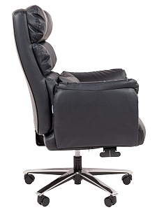 Офисное кресло CHAIRMAN 433, экокожа, черный